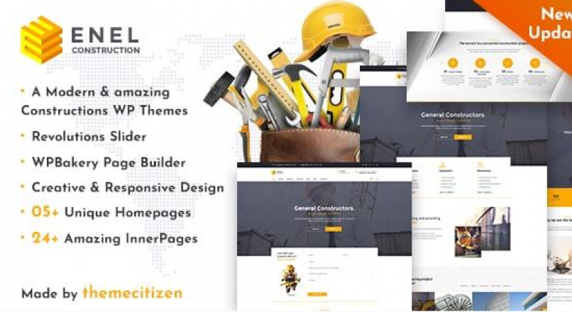 Enel — Construction & Building WordPress Theme