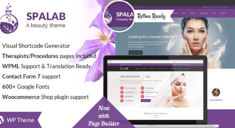 Spa Lab 2.8.7 – Beauty Salon WordPress Theme