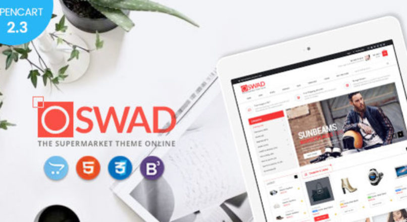 Oswad — Responsive Supermarket Online Opencart 2.3 Theme