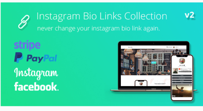 BioLinks – свой сервис по созданию мультиссылки в Instagram + русификатор VIP