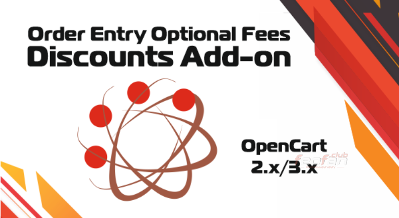Order Entry Optional Fees / Discounts Add-on for OpenCart 2.x/3.x