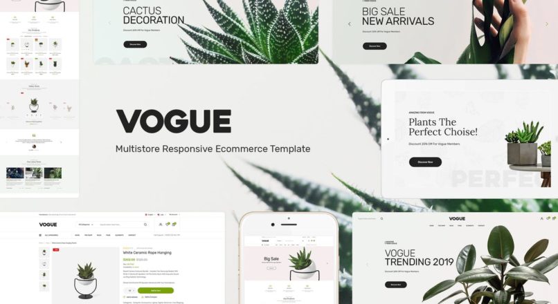 Vogue – Plant Store Opencart Theme
