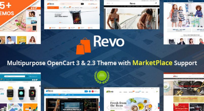 Revo — Drag & Drop Multipurpose OpenCart 3 & 2.3 Theme with 15 Layouts Ready v.1.2.5