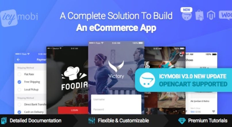 IcyMobi – All-in-one E-commerce App Solution v2.3.0
