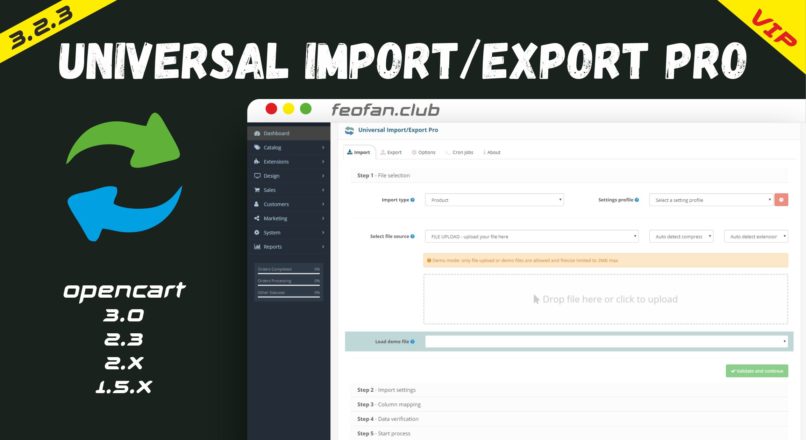 Universal Import/Export Pro v3.2.3 VIP