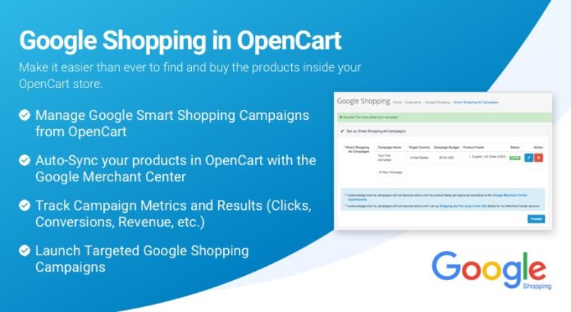 Google Shopping v_1.1.1 for OpenCart