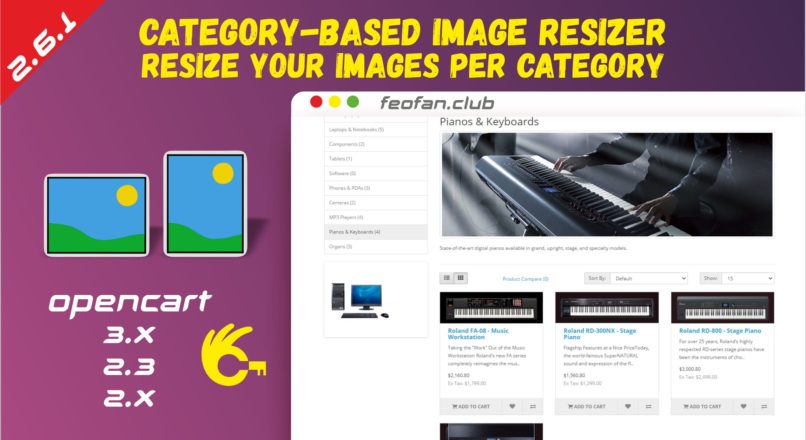 Category-Based Image Resizer – Resize your images per category