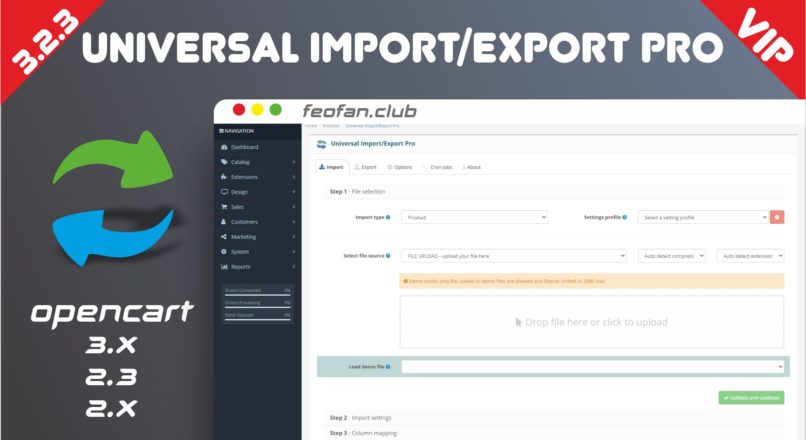 Universal Import/Export Pro v3.3.2 VIP