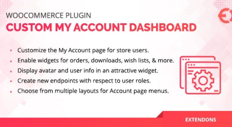 WooCommerce User Dashboard — Custom My Account Page