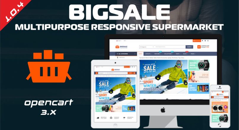 BigSale The Multipurpose Responsive SuperMarket Opencart 3 Theme With 3 Mobile Layouts