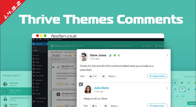Thrive Themes Comments 1.4.9.2 NULLED