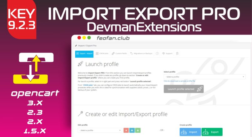 Import Export Pro DevmanExtensions v.9.2.3