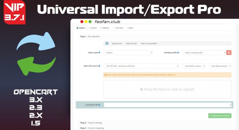Universal Import/Export Pro v3.7.1 VIP