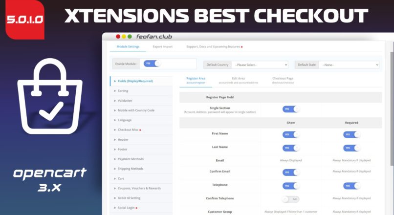 Xtensions Best Checkout and Customer Solution v5.0.1.0