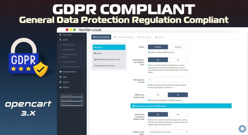 GDPR Compliant — General Data Protection Regulation Compliant