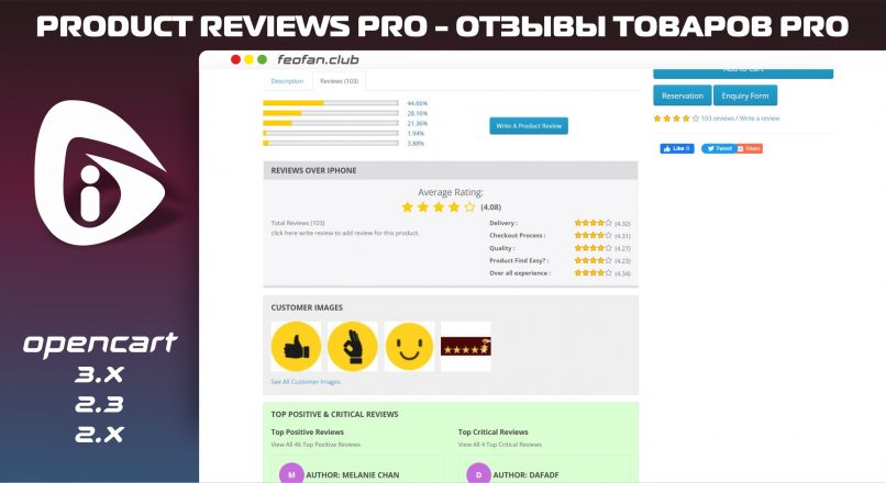 Product Reviews Pro – Отзывы Товаров PRO