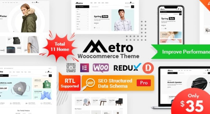 Metro – Minimal WooCommerce WordPress Theme v2.1