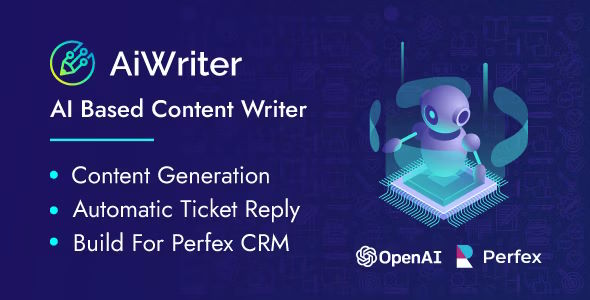 Perfex AiWriter — генератор контента и модуль автоматического ответа на запросы