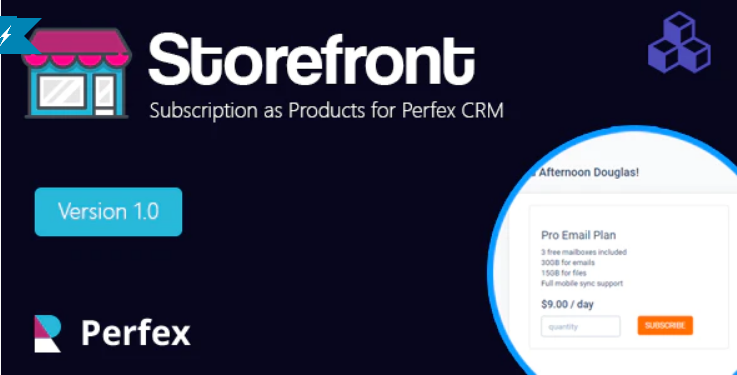 Продукты и услуги для Perfex CRM v1.3.2