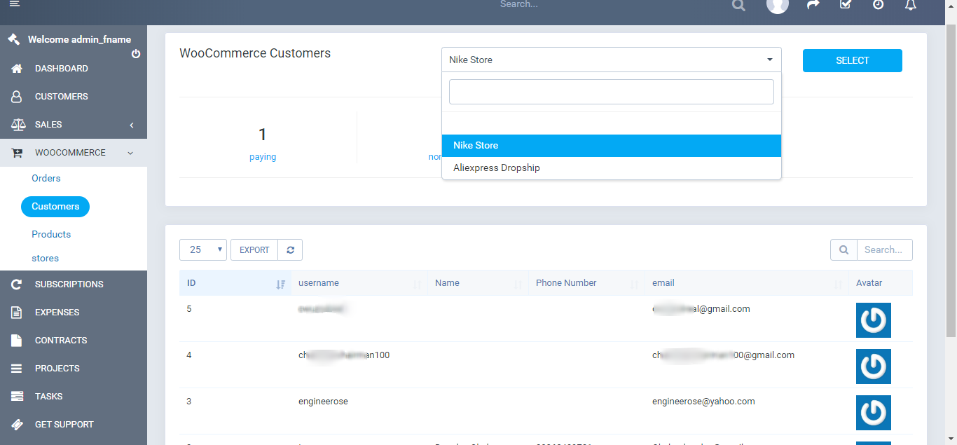 Модуль WooCommerce для Perfex CRM