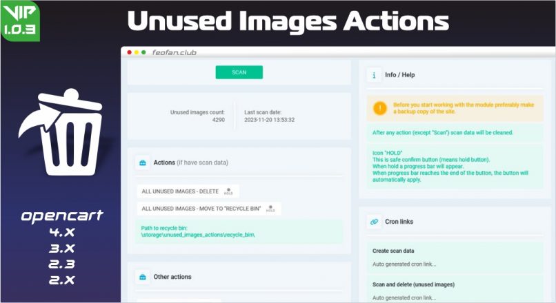 Unused Images Actions v1.0.3 VIP