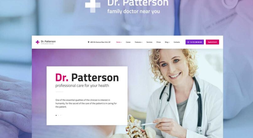 Dr.Patterson | Medical & Healthcare Doctor WordPress Theme v.1.3.0